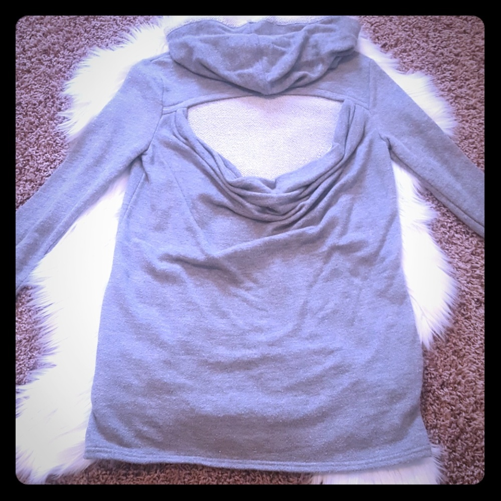 Open Back Hoodie